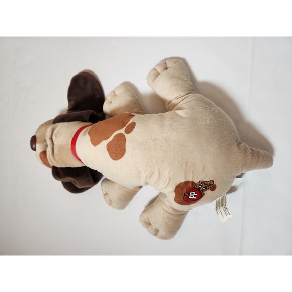 Pound Puppies brown spotted dog stuffed animal Basic Fun Inc - Picture 7 of 9